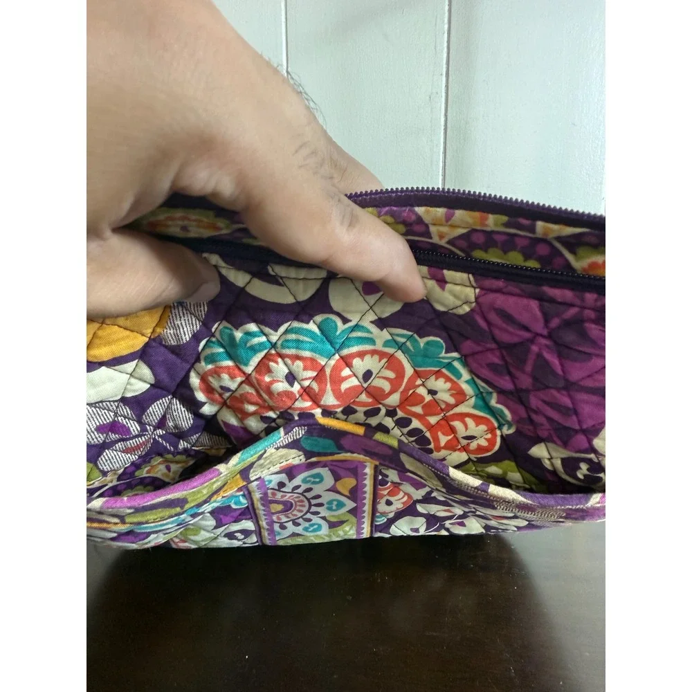 Vera Bradley‎ Floral Hobo Bag Women's Quilted Shoulder Bag Purse